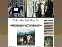 Tablet Screenshot of alaskantrailrides.com